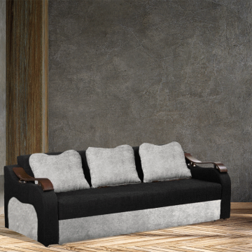 Canapea extensibila, cu lada de depozitare, Ligia