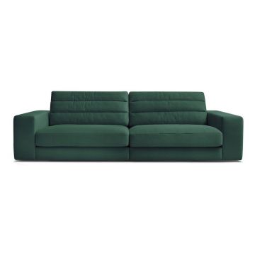 Canapea verde cu tapițerie din catifea 276 cm Sierra – Bobochic Paris