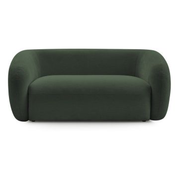 Canapea verde cu tapițerie din chenille 160 cm Celine – Bobochic Paris