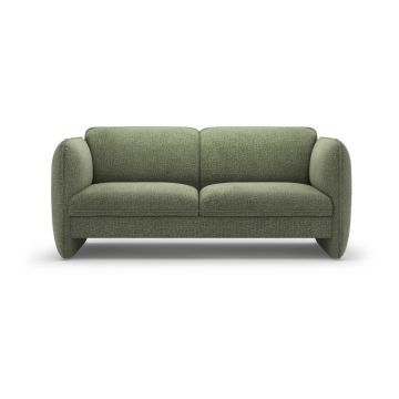 Canapea verde cu tapițerie din chenille 168 cm Georgia – Micadoni