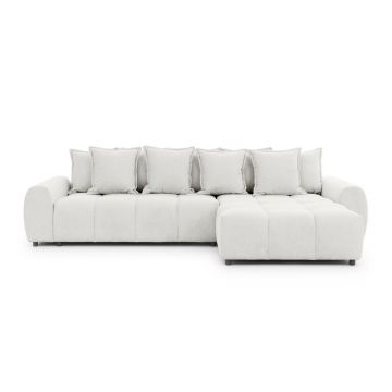 Colțar alb (cu colț pe partea dreaptă/cu șezlong) Albane – Ropez