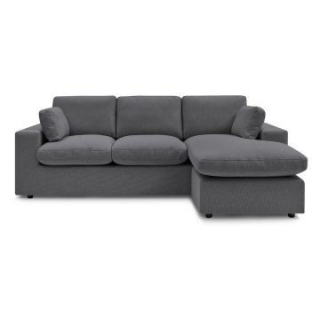 Colțar gri închis Belair – Bobochic Paris