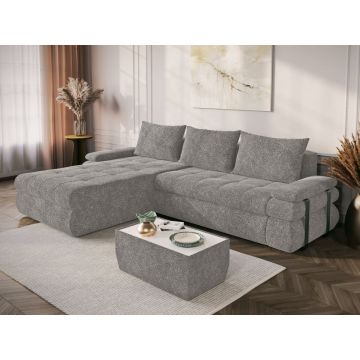 Coltar Extensibil Molly Plusat Gri Deschis