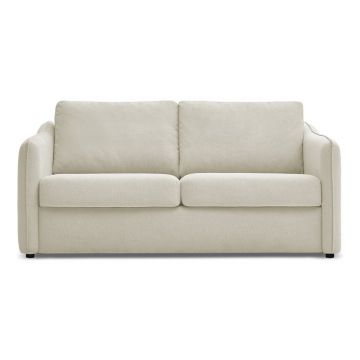 Canapea bej pentru dormitul zilnic/extensibilă 178 cm Lenny – Bobochic Paris
