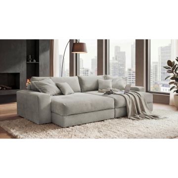 Canapea Bigsofa, textil, bej