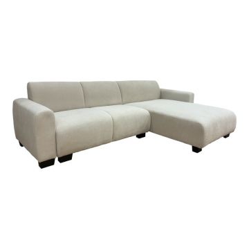 Canapea coltar reversibil Erros Bej 287x161x71 cm
