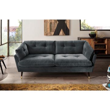 Canapea Cu 3 Locuri, textil, antracit
