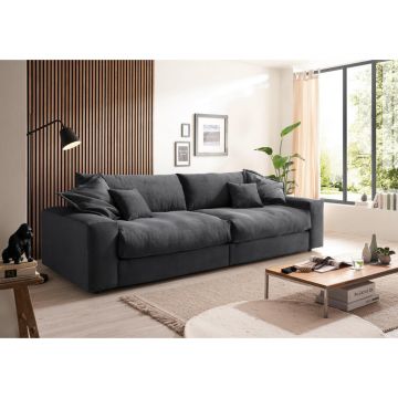 Canapea Cu 3 Locuri, textil, antracit
