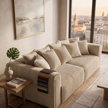 Canapea extensibilă Diana Mica, ladă de depozitare și spațiu generos, material premium, 250x130 cm, Culoare personalizată suprafata de dormit 200x160