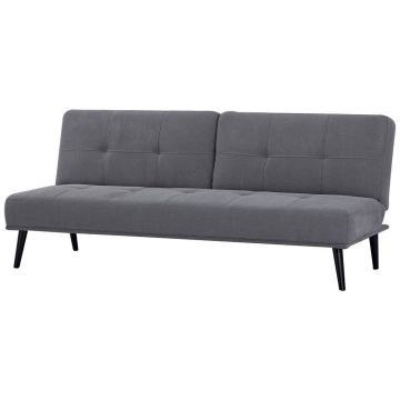Canapea Extensibilă, textil, gri