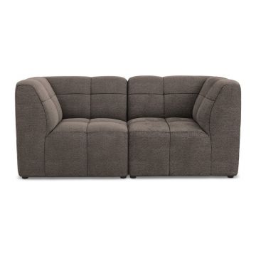 Canapea maro cu tapițerie din țesătură bouclé 180 cm Aloha – Makamii