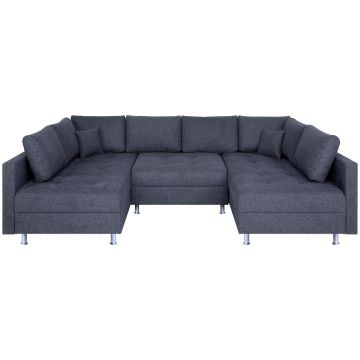 Canapea Modulară, textil, antracit