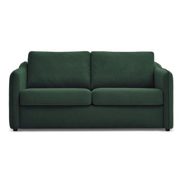 Canapea verde pentru dormitul zilnic/extensibilă 178 cm Lenny – Bobochic Paris
