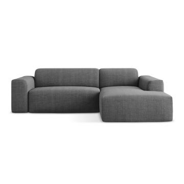 Colțar gri (cu colț pe partea dreaptă/cu șezlong) Keli – Makamii