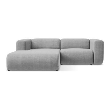 Colțar gri deschis (cu colț pe partea stângă/cu șezlong) Ekahi – Makamii