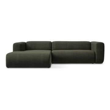 Colțar verde (cu colț pe partea stângă/cu șezlong) Ekahi – Makamii