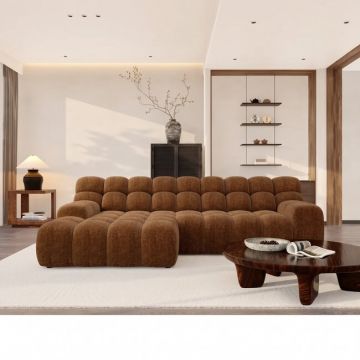 Coltar CAMPILE, 297x180x85 cm, culoare personalizabila gama Premium, cu reglaj electric