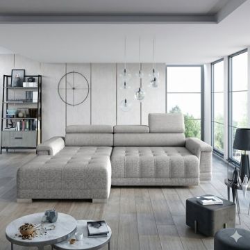 Coltar CAMPO MINI, 276X178X101 cm, materiale personalizabile, gama Premium, cu reglaj electric si tetiere reglabile