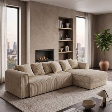 Coltar extensibil Diana - 345X290, suprafata de dormit 180x200 cm, culoare personalizabila