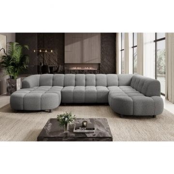 Coltar VELPA XL, 355X205X79 cm, culoare personalizabila si cu reglaj electric