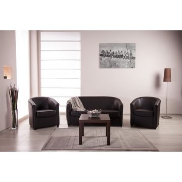 Set cafenea Cocktail - Canapea fixa + 2 fotolii