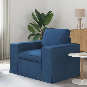 vidaXL Canapea albastru 103 x 80 x 82 cm țesătură