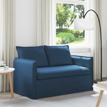 vidaXL Canapea albastru 136 x 82 x 85 cm țesătură