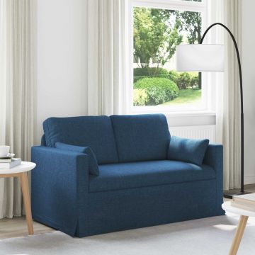 vidaXL Canapea albastru 139 x 78 x 80 cm țesătură