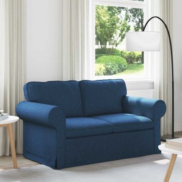 vidaXL Canapea albastru 155 x 82 x 80 cm țesătură