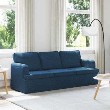 vidaXL Canapea albastru 201 x 80 x 85 cm țesătură
