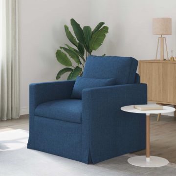 vidaXL Canapea albastru 78 x 78 x 80 cm țesătură
