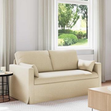 vidaXL Canapea Crem 158 x 78 x 80 cm țesătură