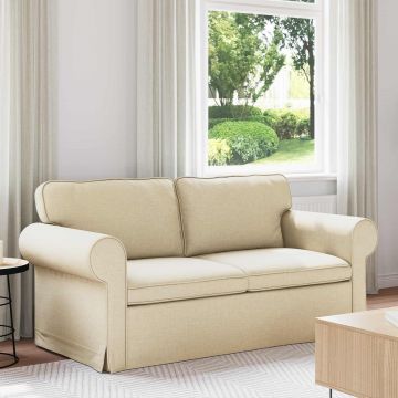 vidaXL Canapea Crem 175 x 82 x 80 cm țesătură