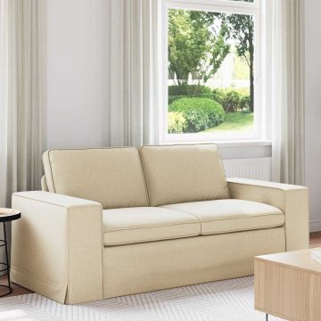 vidaXL Canapea Crem 182 x 80 x 82 cm țesătură