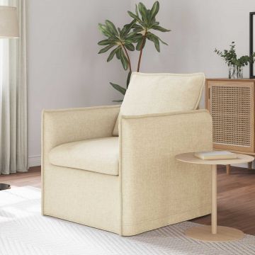 vidaXL Canapea Crem 75 x 82 x 85 cm țesătură