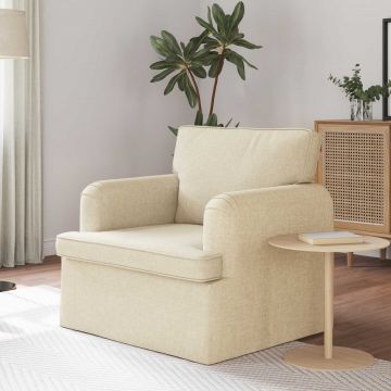 vidaXL Canapea Crem 84 x 80 x 85 cm țesătură
