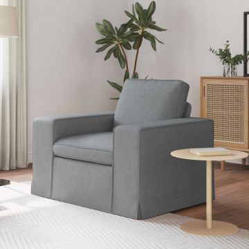 vidaXL Canapea Gri deschis 103 x 80 x 82 cm țesătură