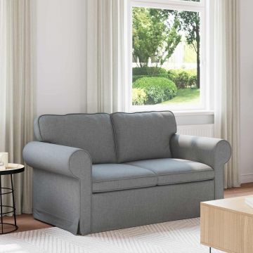vidaXL Canapea Gri deschis 155 x 82 x 80 cm țesătură