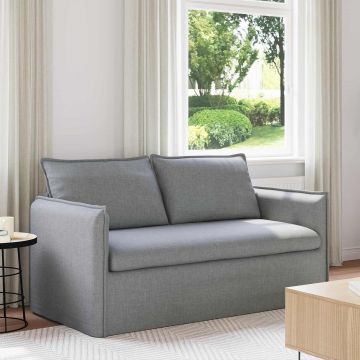 vidaXL Canapea Gri deschis 156 x 82 x 85 cm țesătură