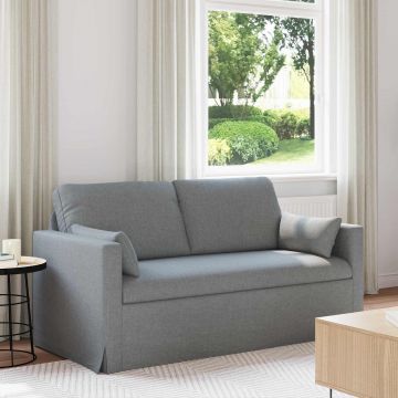 vidaXL Canapea Gri deschis 158 x 78 x 80 cm țesătură