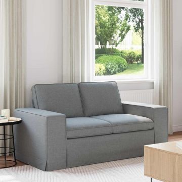 vidaXL Canapea Gri deschis 162 x 80 x 82 cm țesătură