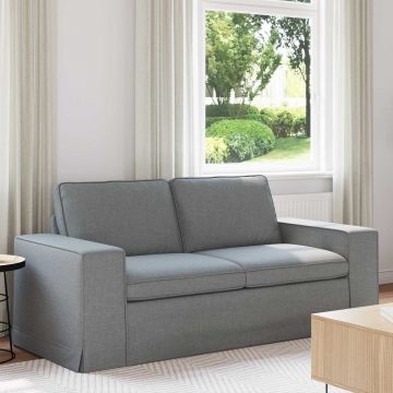 vidaXL Canapea Gri deschis 182 x 80 x 82 cm țesătură