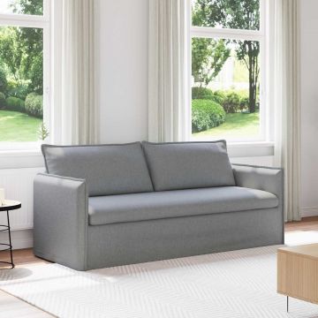 vidaXL Canapea Gri deschis 196 x 82 x 85 cm țesătură