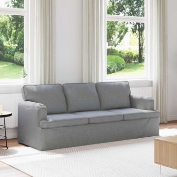 vidaXL Canapea Gri deschis 201 x 80 x 85 cm țesătură