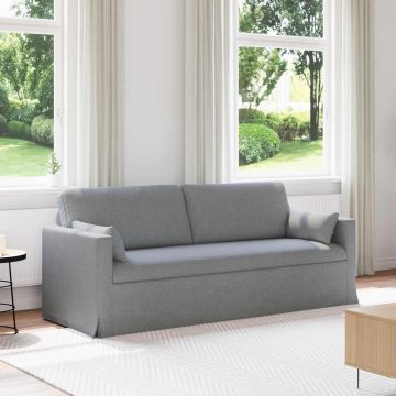vidaXL Canapea Gri deschis 78 x 78 x 80 cm țesătură