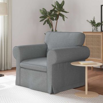 vidaXL Canapea Gri deschis 95 x 82 x 80 cm țesătură