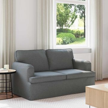 vidaXL Canapea Gri închis 144 x 80 x 85 cm țesătură