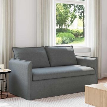 vidaXL Canapea Gri închis 156 x 82 x 85 cm țesătură