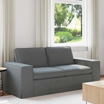 vidaXL Canapea Gri închis 182 x 80 x 82 cm țesătură