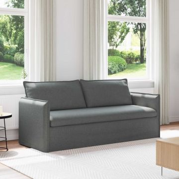 vidaXL Canapea Gri închis 196 x 82 x 85 cm țesătură